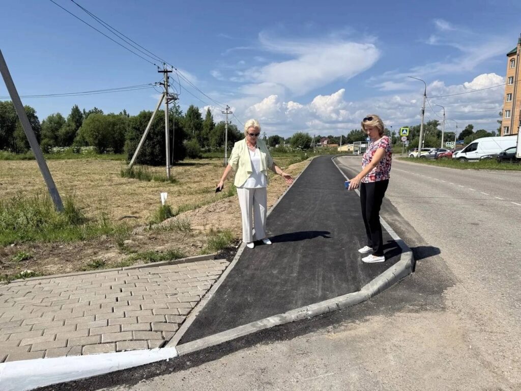 Народная программа меняет Волоколамский округ: в Нелидове завершили новую детскую площадку, а по обращениям жителей появился безопасный тротуар к ФОК &laquo;Лидер&raquo;