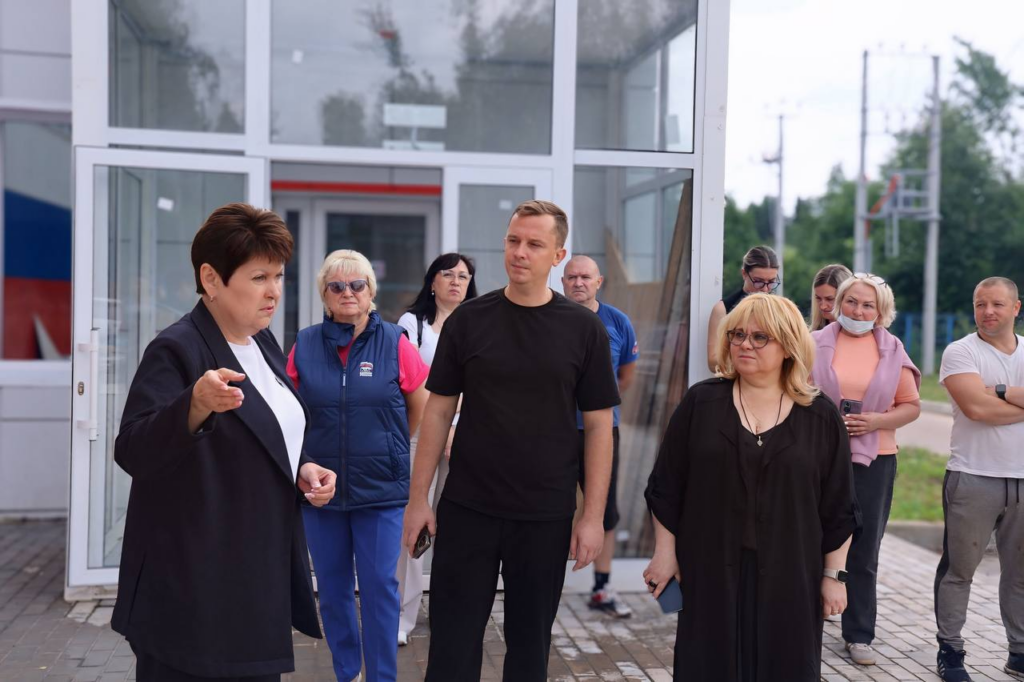 Подготовку спортивного центра &laquo;Гвардия&raquo; к открытию проверили в Волоколамске