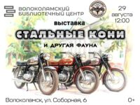Выставка масштабных моделей мотоциклов и автомобилей откроется в Волоколамске 29 августа